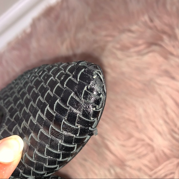 EVERLANE | The V Slingback Woven Black Flats - Picture 10 of 13